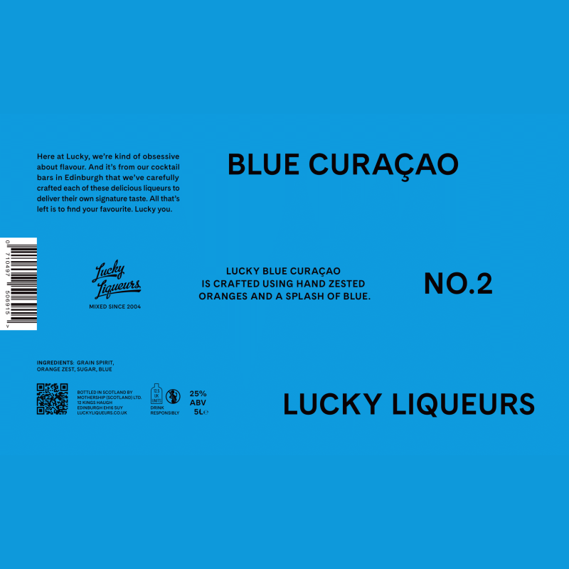 Lucky Liqueurs BLUE CURACAO 5L