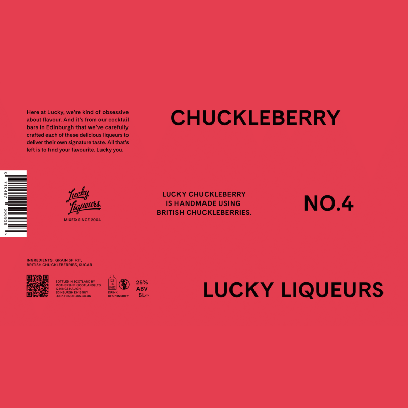 Lucky Liqueurs CHUCKLEBERRY 5L